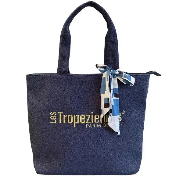 Les Tropéziennes - Sac shopping - Bleu marine