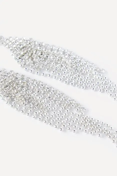 Boucles d'oreilles, pierres fantaisie