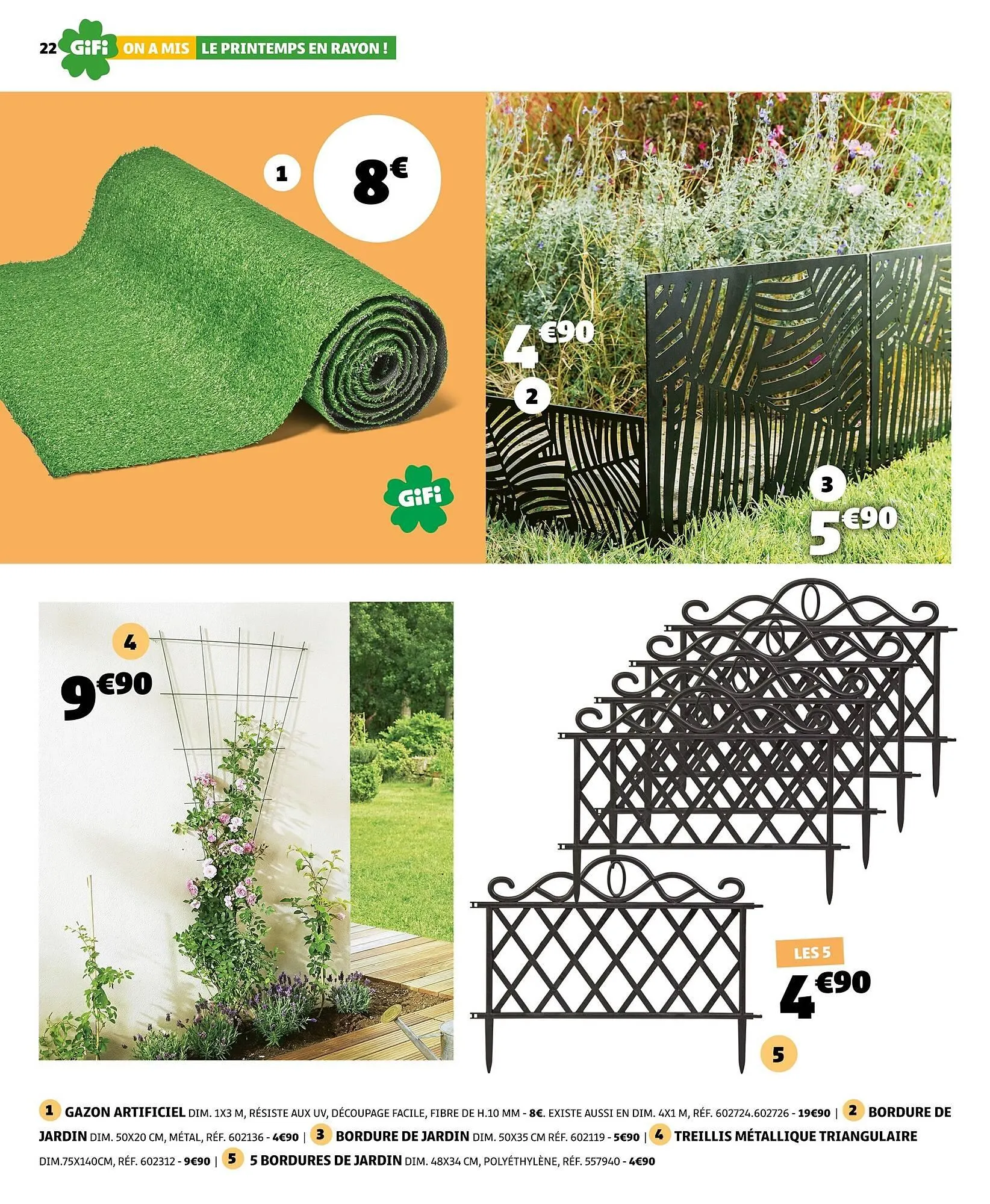 Catalogue Gifi du 10 mars au 30 mars 2026 - Catalogue page 22