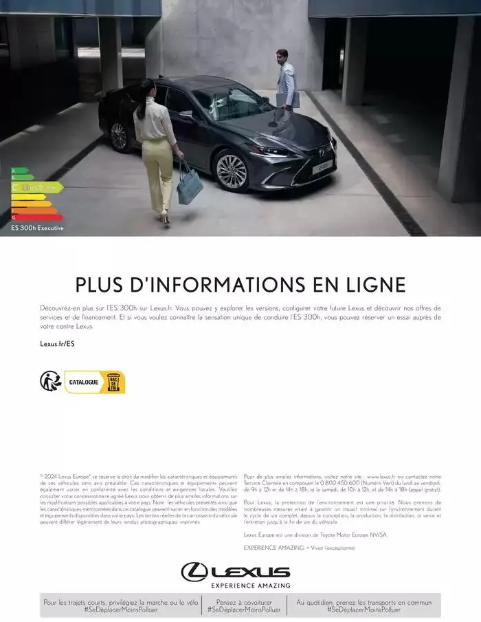 Lexus ES du 27 mars au 27 mars 2026 - Catalogue page 56