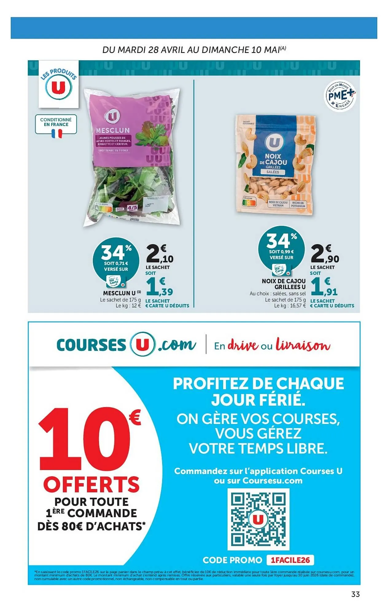 Catalogue Super U du 28 avril au 10 mai 2026 - Catalogue page 33