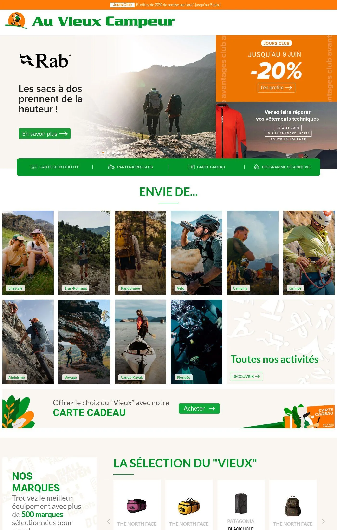 Au Vieux Campeur Catalogue actuel - 1