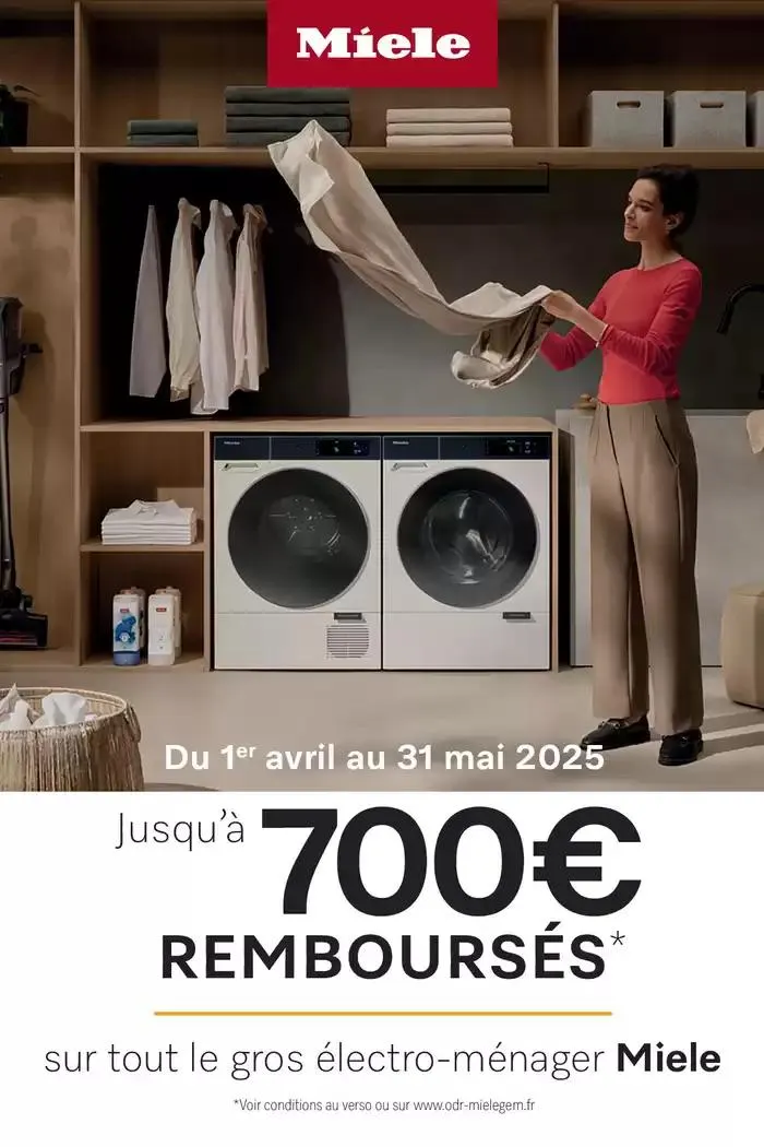 Jusqu'à 700€ remboursés du 1 avril au 31 mai 2025 - Catalogue page 1