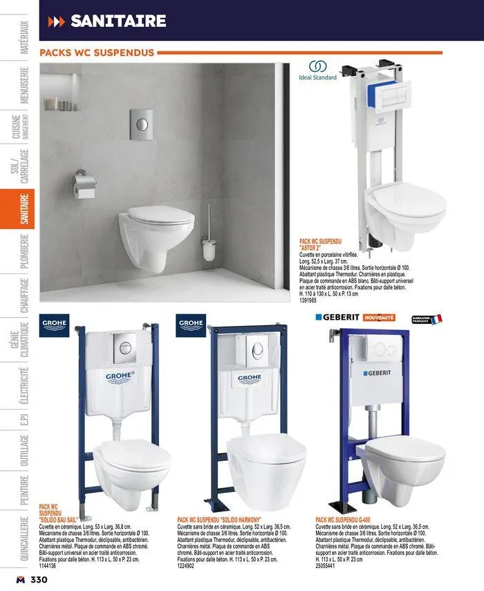 Guide produits 2024 du 15 mars au 31 décembre 2024 - Catalogue page 330