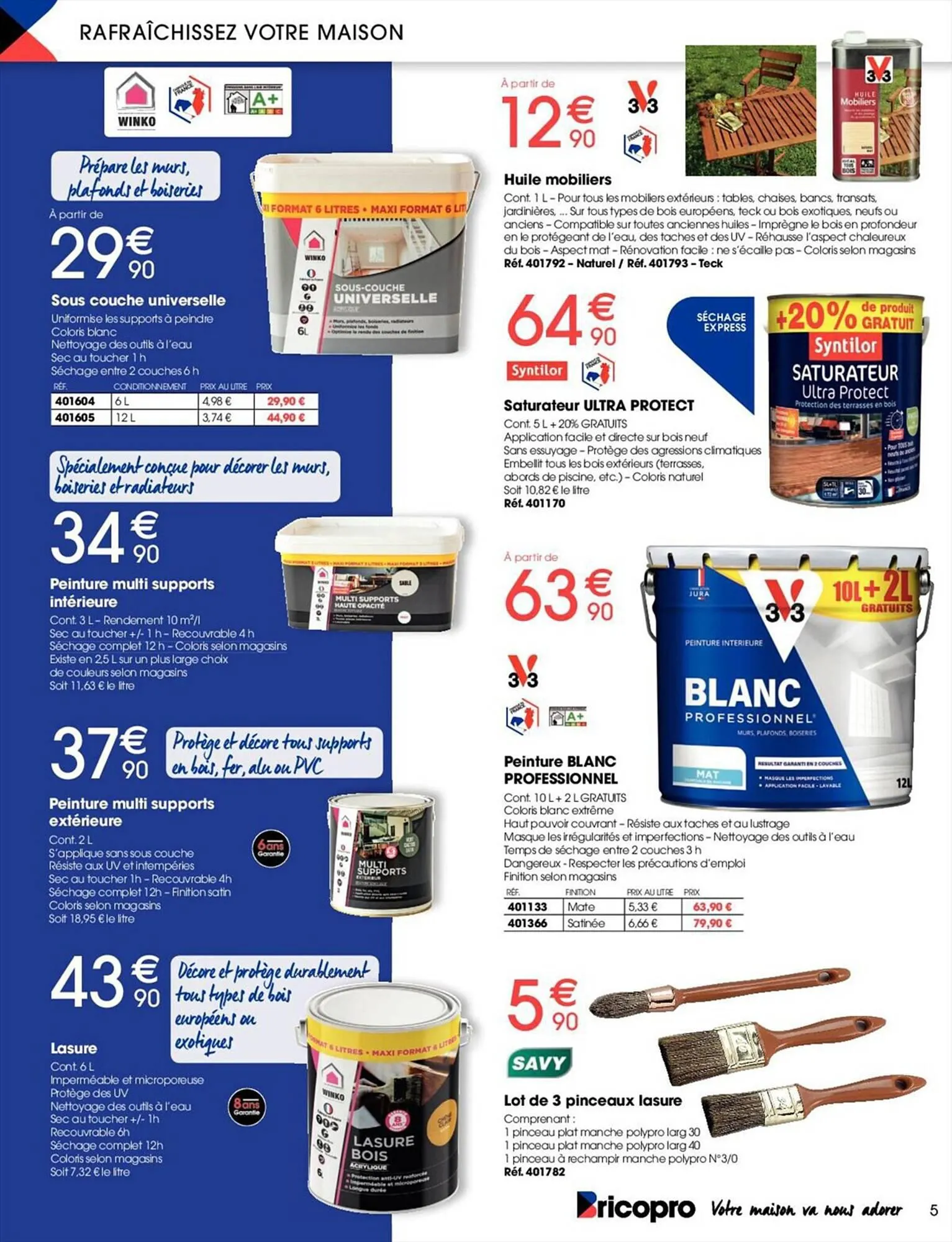 Catalogue Brico Pro du 5 juillet au 26 août 2023 - Catalogue page 5