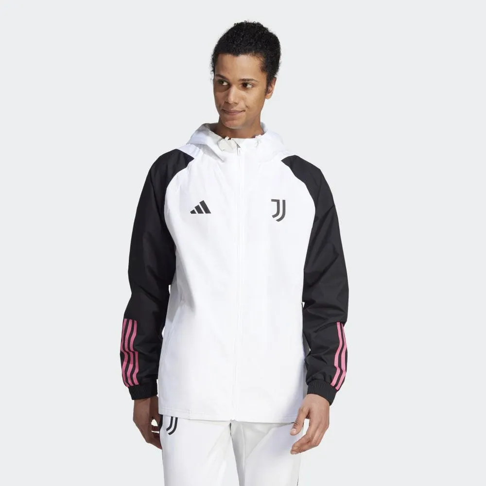 Veste Coupe-Vent Juventus 2023/2024 - Blanc/Noir