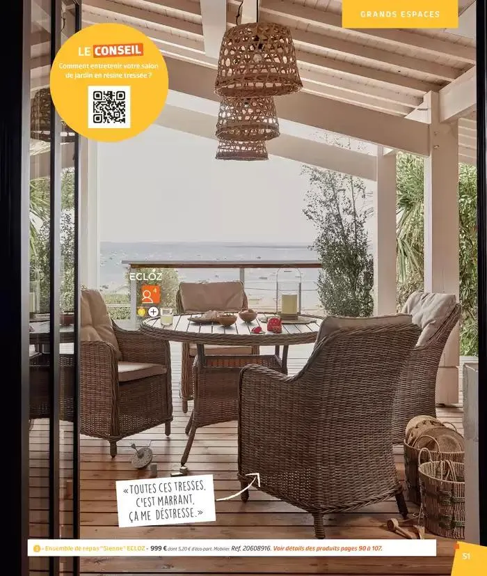 BARBEUC, SIESTE, PÉTANQUE PLACE À LA DÉTENTE du 27 février au 23 juin 2025 - Catalogue page 51