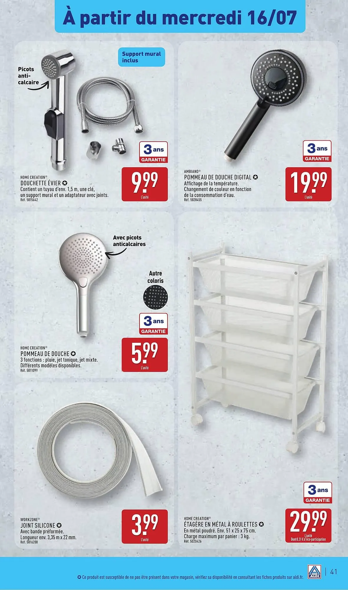 Catalogue ALDI du 16 juillet au 21 juillet 2025 - Catalogue page 42