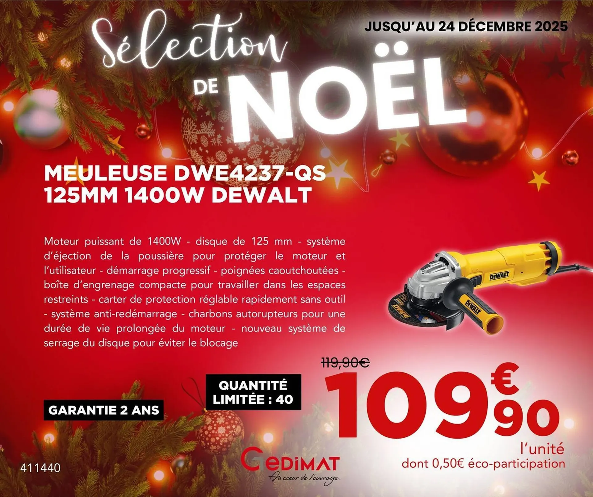 Catalogue Gedimat du 3 décembre au 24 décembre 2025 - Catalogue page 28