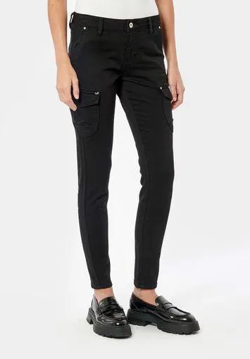 Jean slim noir Femme