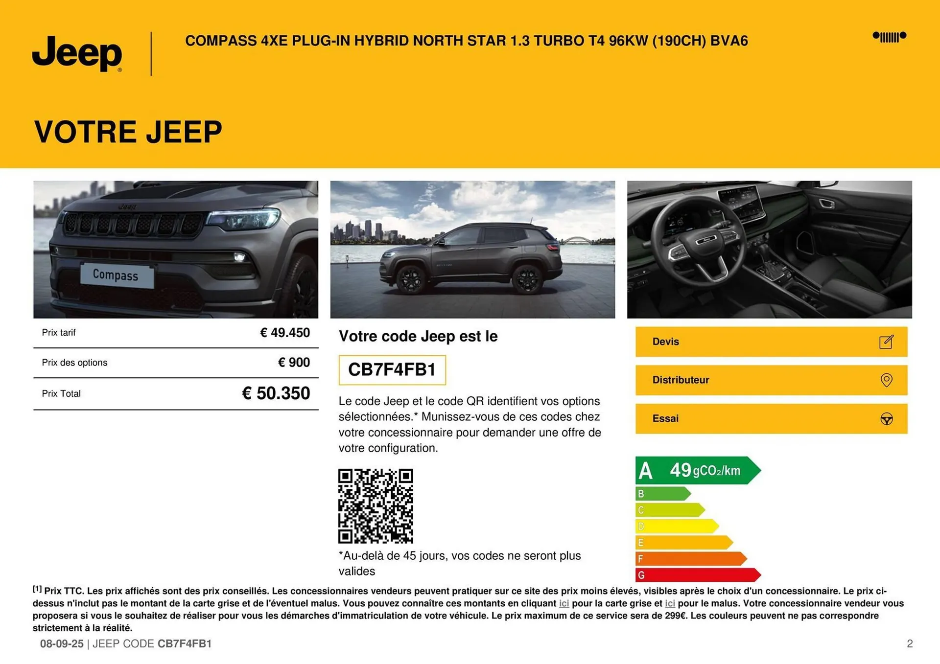 Catalogue Jeep du 9 septembre au 9 septembre 2026 - Catalogue page 2