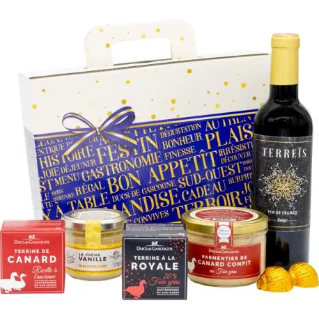 Coffret cadeau "Plaisir gourmand" - Idées gourmandes à offrir