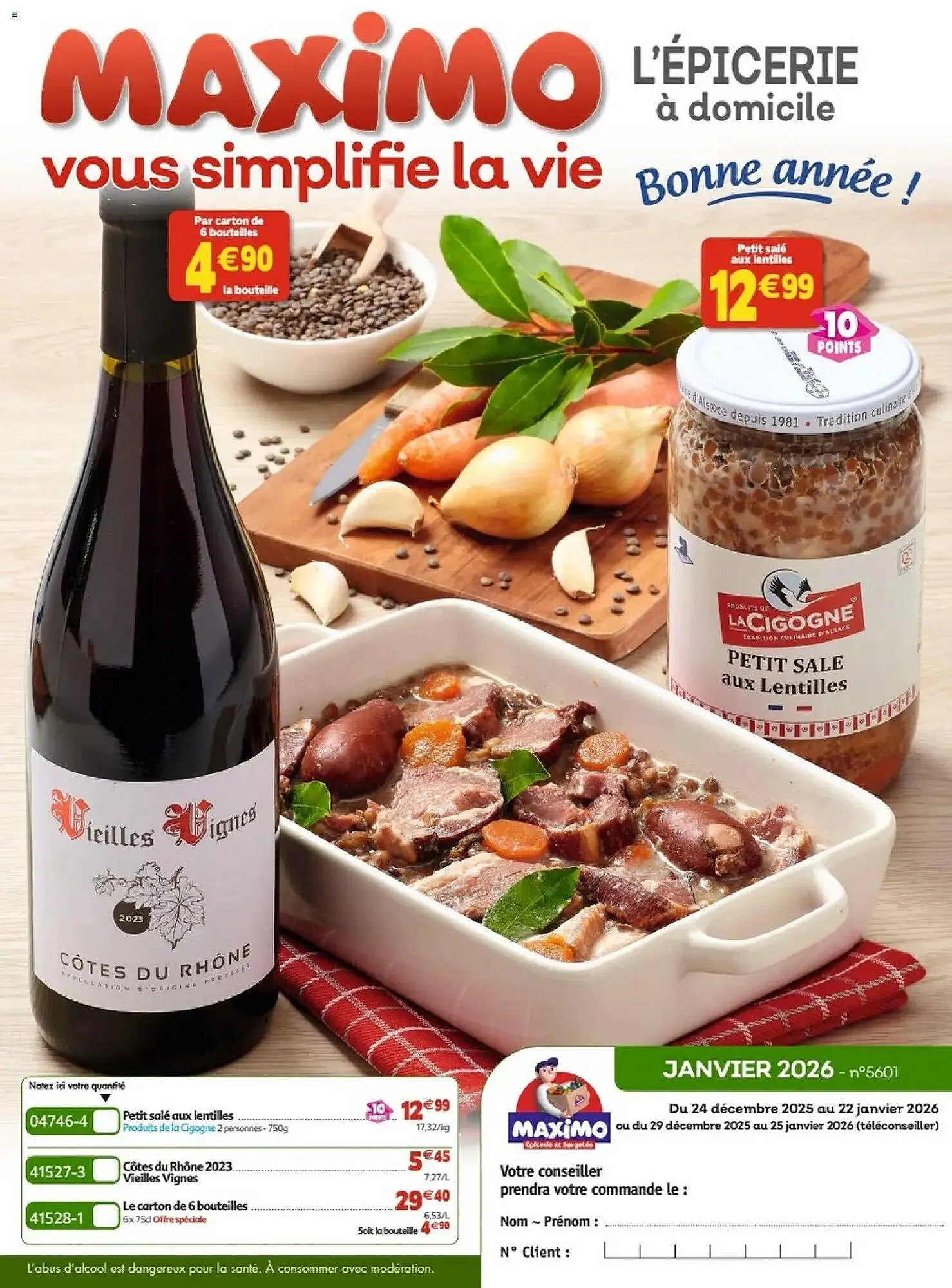 Catalogue Maximo du 24 décembre au 22 janvier 2026 - Catalogue page 1