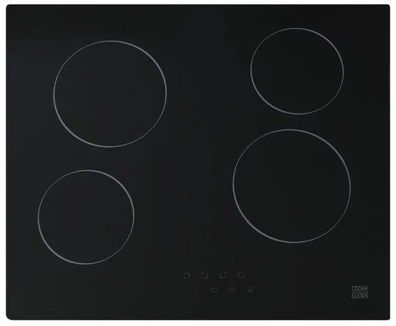 Plaque de cuisson vitrocéramique 4 zones - Cooke and Lewis
