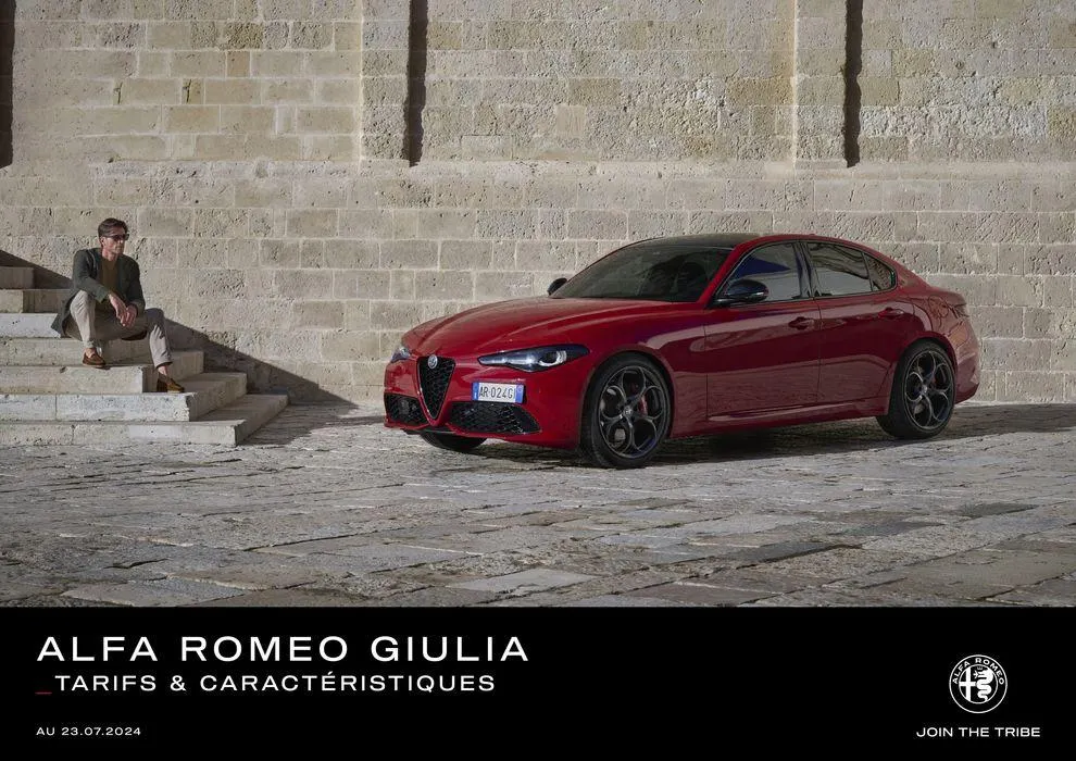 Alfa Romeo GIULIA du 7 août au 7 août 2025 - Catalogue page 1