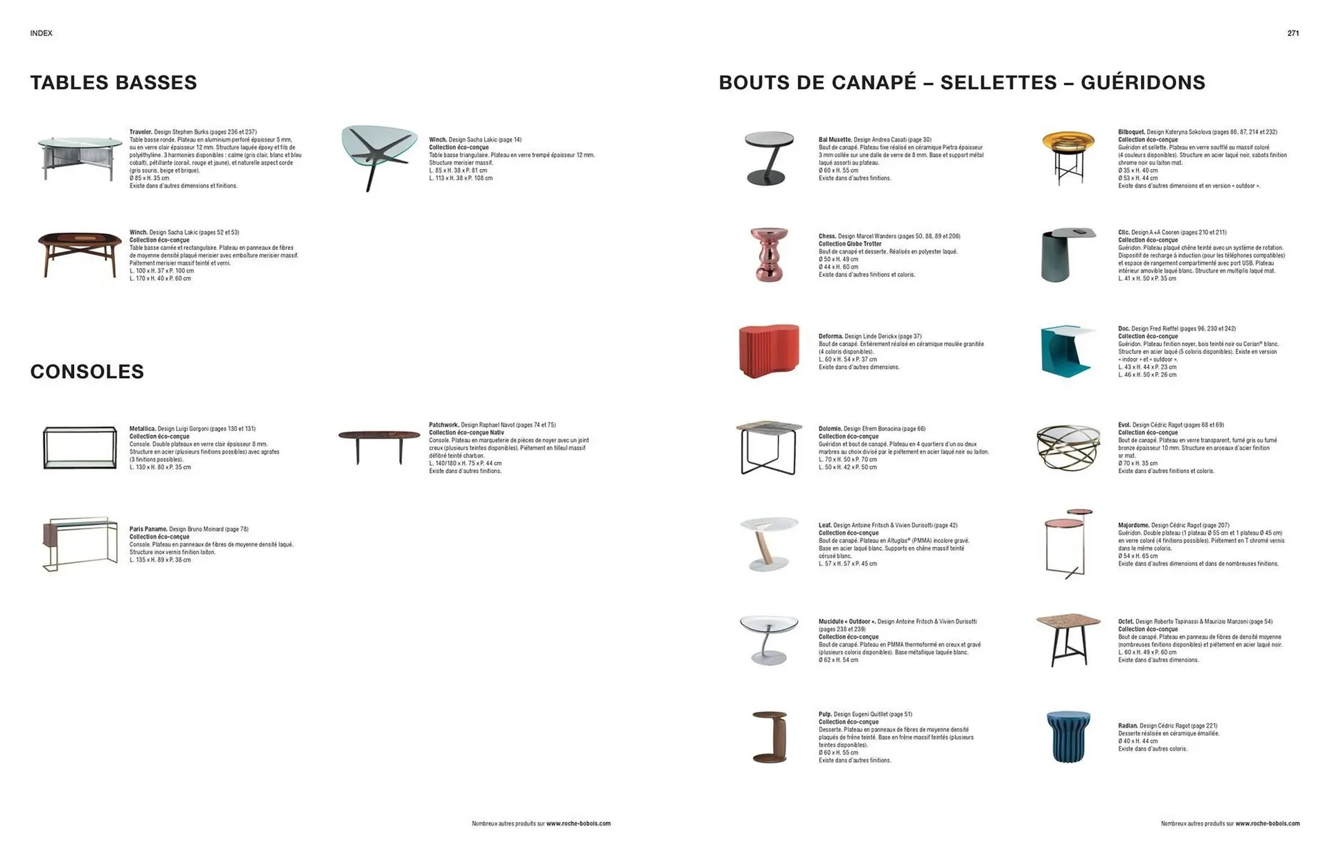 Catalogue Roche Bobois du 8 janvier au 1 janvier 2026 - Catalogue page 137