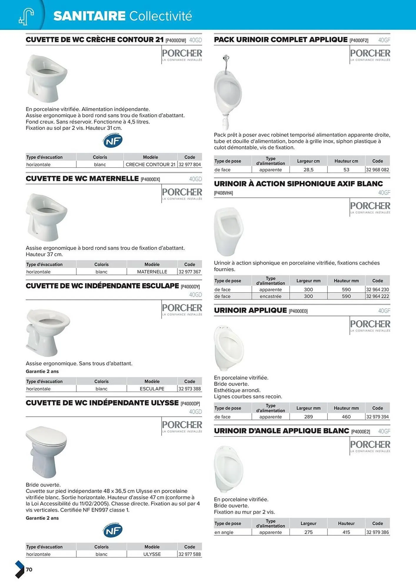 Catalogue Prolians du 2 octobre au 31 décembre 2025 - Catalogue page 70