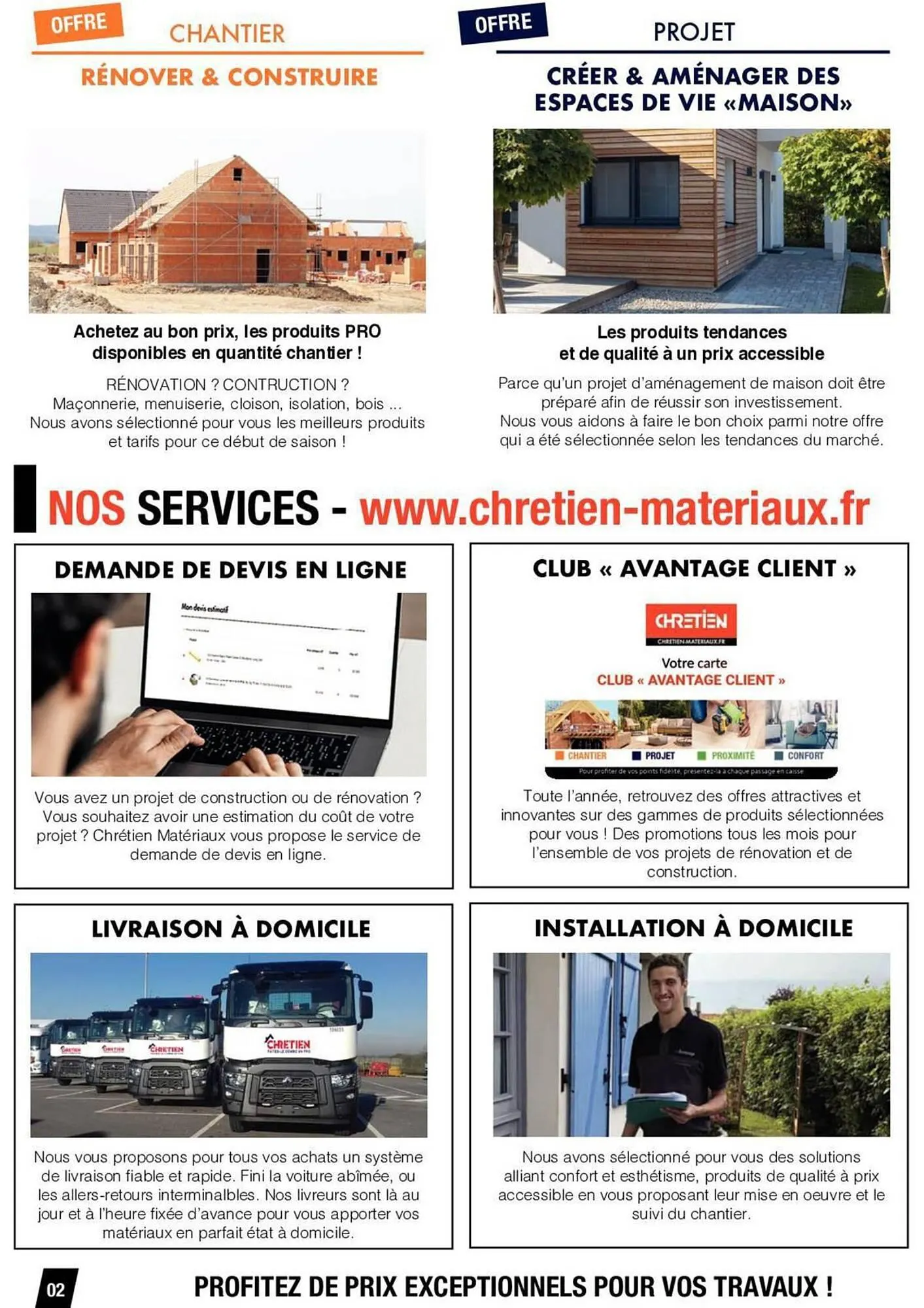 Catalogue Chretien Matériaux du 11 mars au 30 mars 2024 - Catalogue page 3