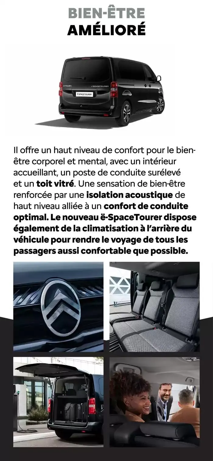 Citroën NOUVEAU Ë-SPACETOURER ÉLECTRIQUE C-BOOK du 15 janvier au 15 janvier 2026 - Catalogue page 10