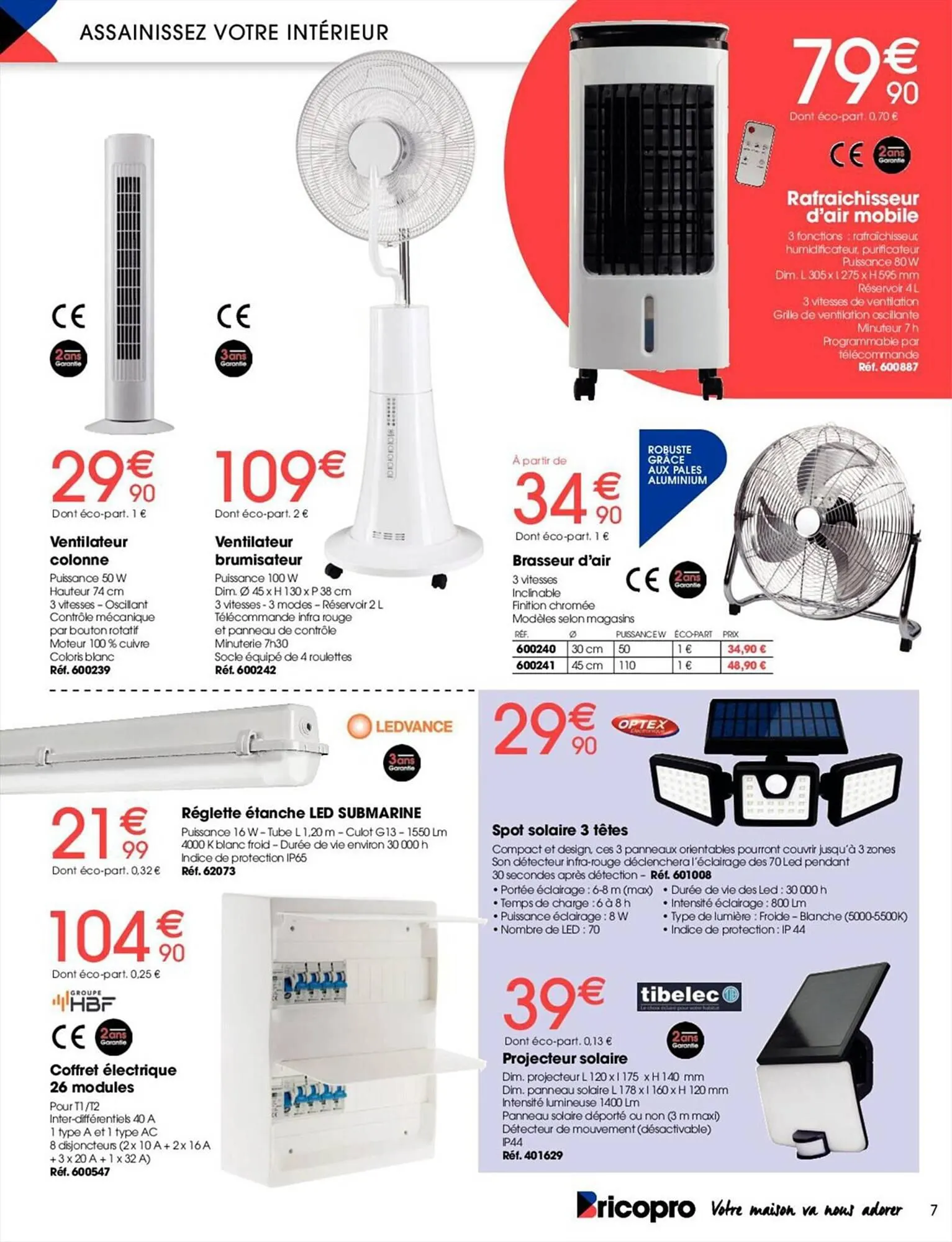 Catalogue Brico Pro du 5 juillet au 26 août 2023 - Catalogue page 7