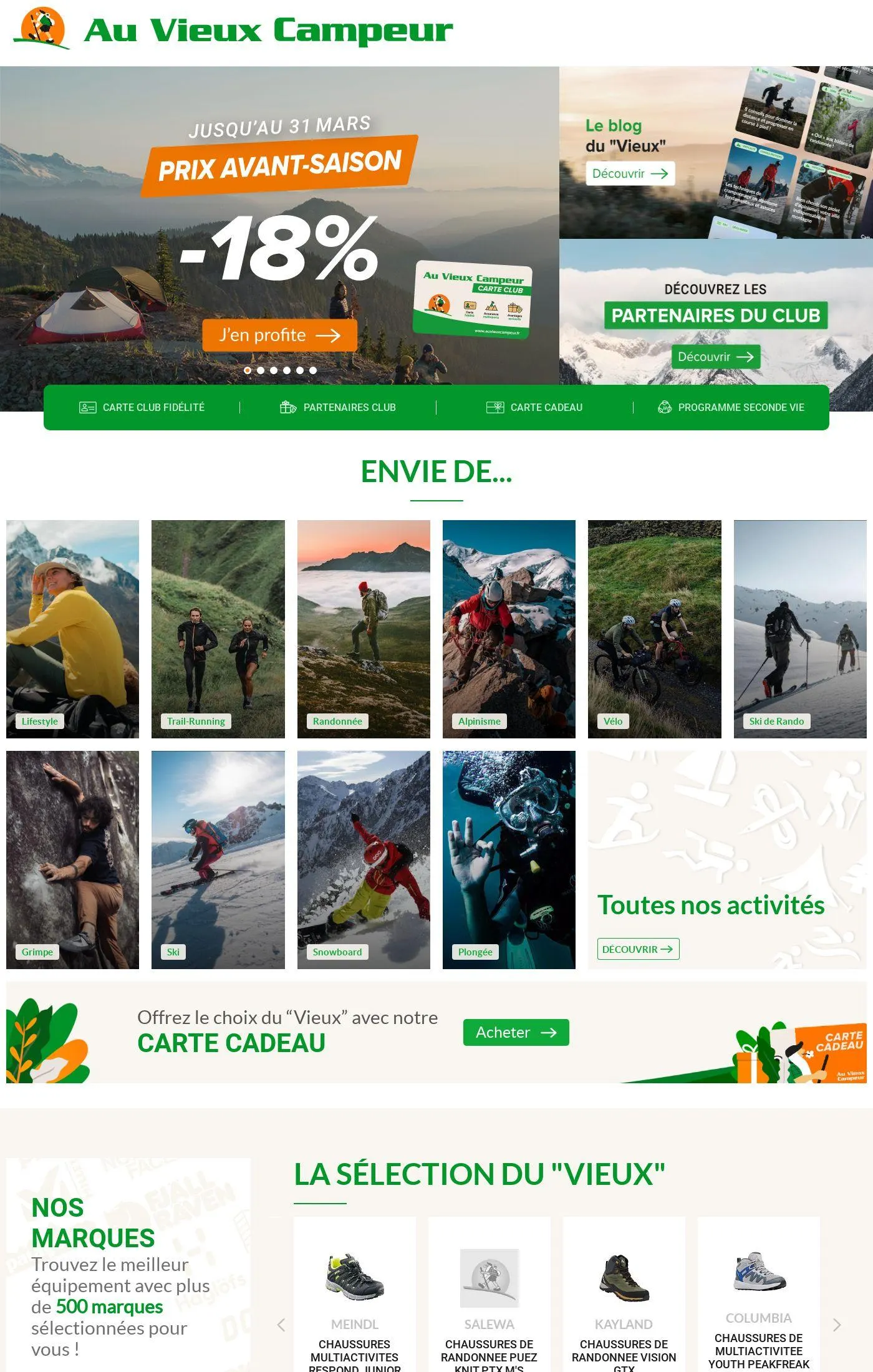 Au Vieux Campeur Catalogue actuel - 1