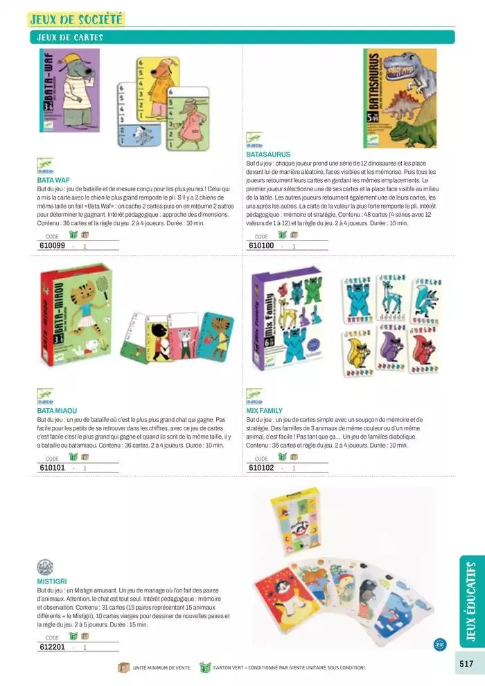 Nos Catalogues Thématiques du 1 janvier au 31 décembre 2025 - Catalogue page 519