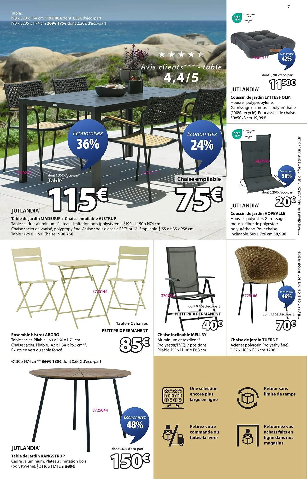 Catalogue JYSK du 1 juillet au 21 juillet 2025 - Catalogue page 7