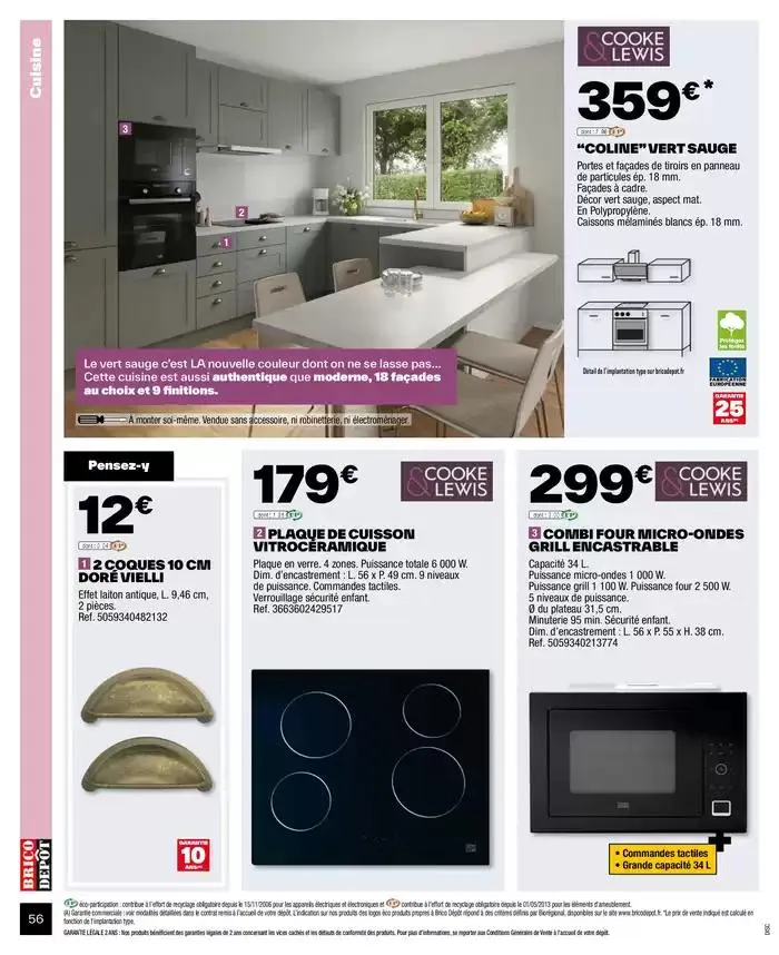 J’améliore mon habitat à prix dépôt du 2 octobre au 9 octobre 2024 - Catalogue page 56