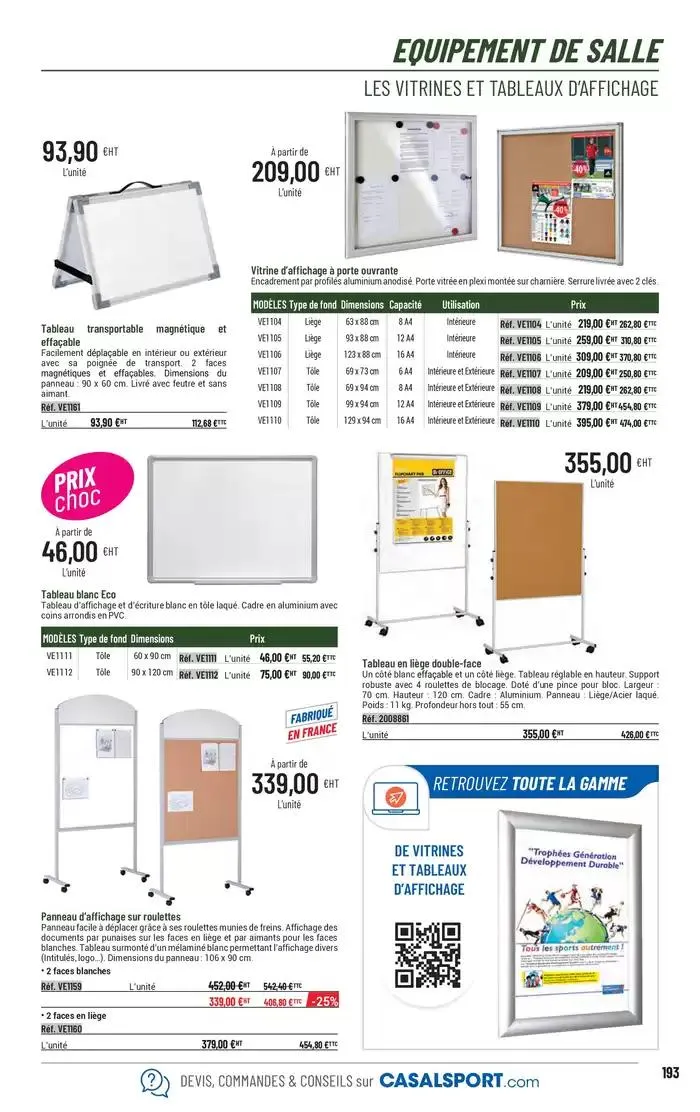 ÉQUIPEMENT SPORTIF du 6 mars au 31 décembre 2025 - Catalogue page 165
