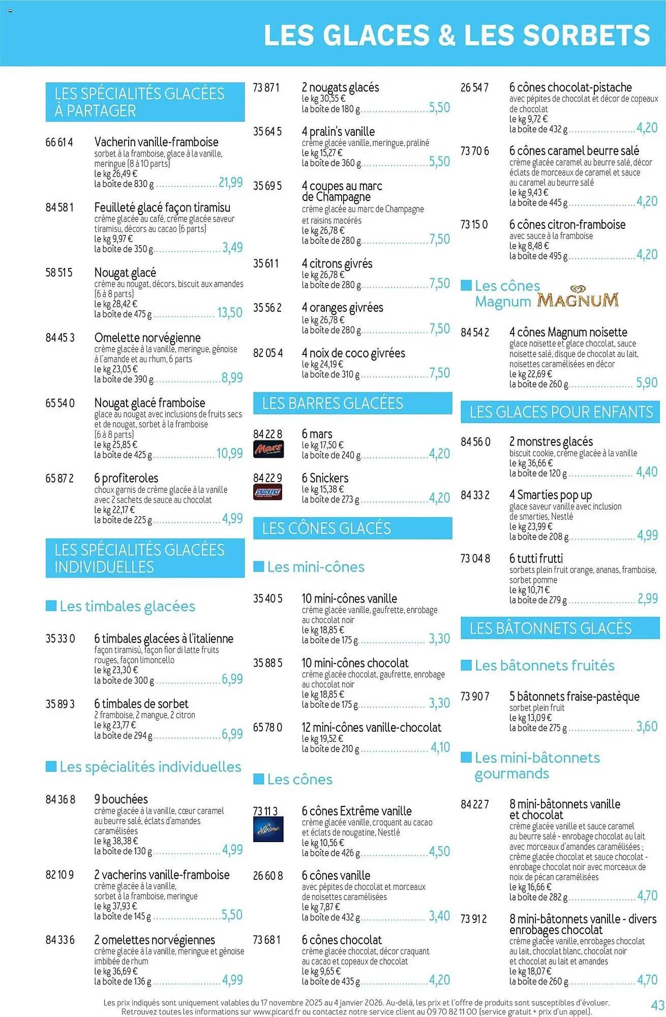Catalogue Picard du 17 novembre au 4 janvier 2026 - Catalogue page 43