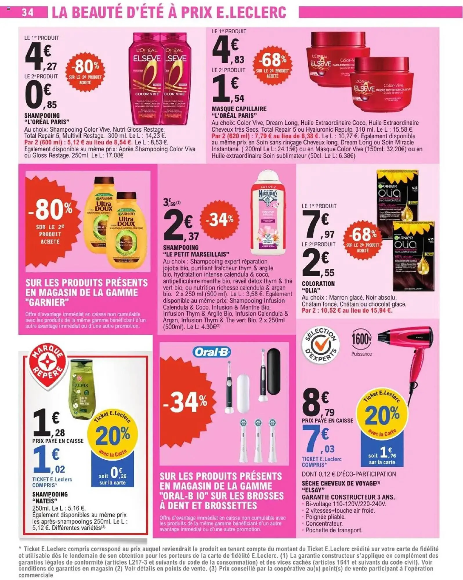 Catalogue E.Leclerc du 1 juillet au 12 juillet 2025 - Catalogue page 34