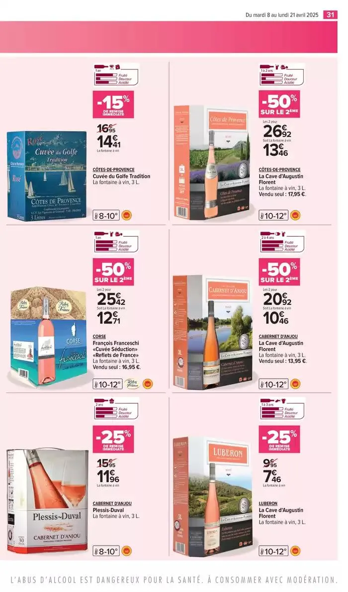 FOIRE AUX VINS DE PRINTEMPS du 8 avril au 21 avril 2025 - Catalogue page 33
