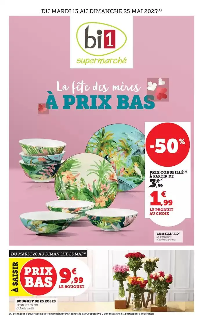 Catalogue Bi1 du 13 mai au 25 mai 2025 - Catalogue page 1