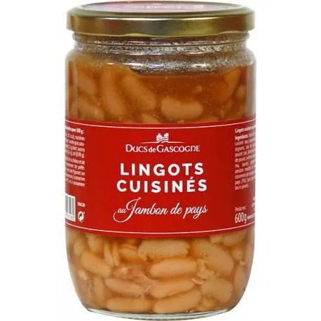 Lingots cuisinés au Jambon de Pays