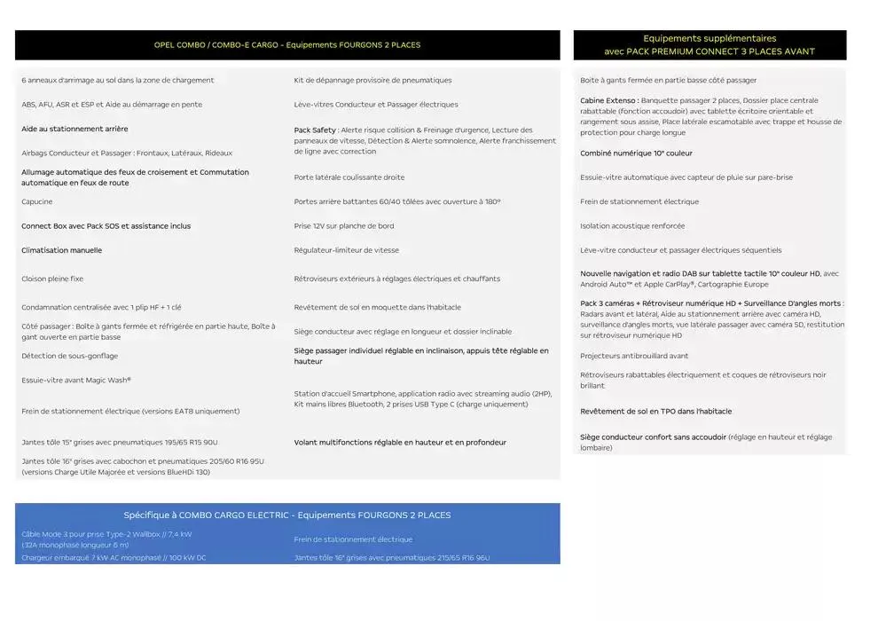 Opel Combo Cargo du 25 avril au 25 avril 2026 - Catalogue page 4