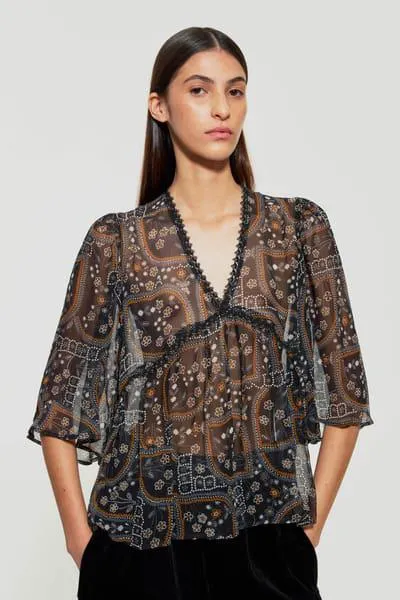 Top transparent Elie