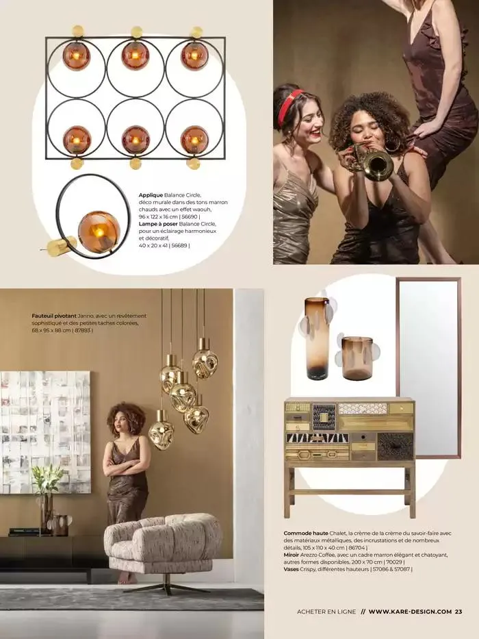 LE MAGAZINE POUR LES ENTHOUSIASTES DU DESIGN du 6 février au 31 décembre 2025 - Catalogue page 23