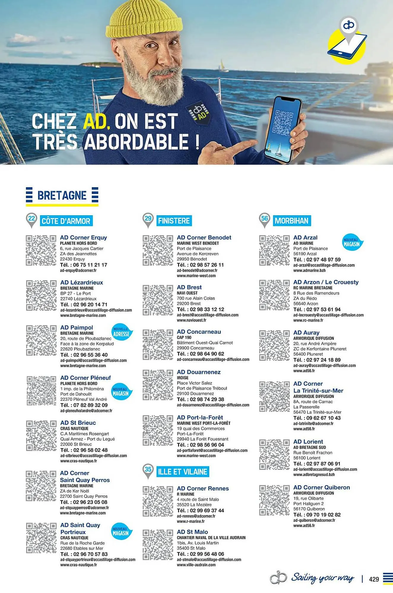 Catalogue Accastillage Diffusion du 1 mars au 31 décembre 2023 - Catalogue page 431