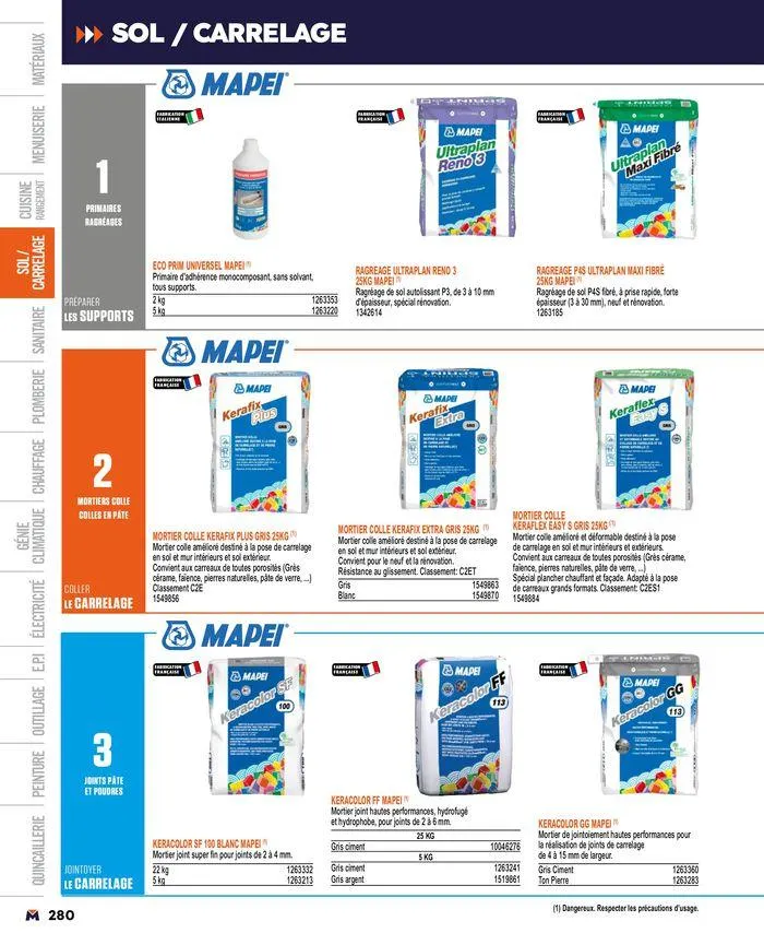 Guide produits 2024 du 15 mars au 31 décembre 2024 - Catalogue page 280