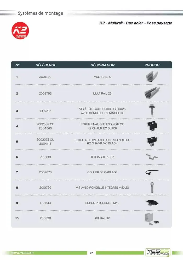 Catalogue Photovoltaique 2025 du 4 mars au 31 décembre 2025 - Catalogue page 39