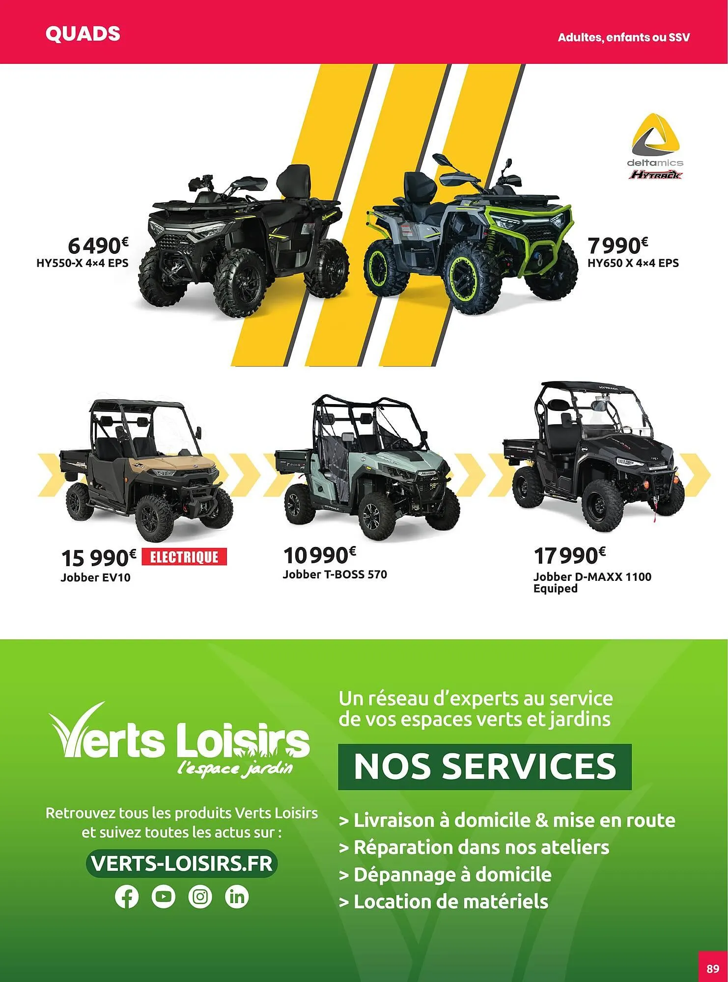 Catalogue Verts Loisirs du 18 mars au 30 mai 2026 - Catalogue page 89