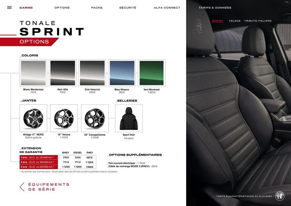 Alfa Romeo TONALE du 25 avril au 25 avril 2025 - Catalogue page 7