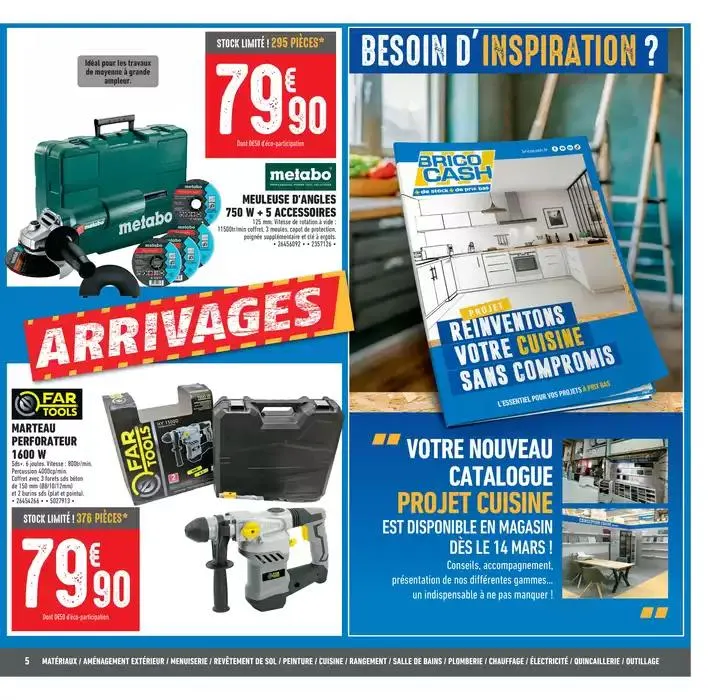 Venez profitez des nouveaux arrivages Brico Cash ! du 28 février au 13 mars 2025 - Catalogue page 5