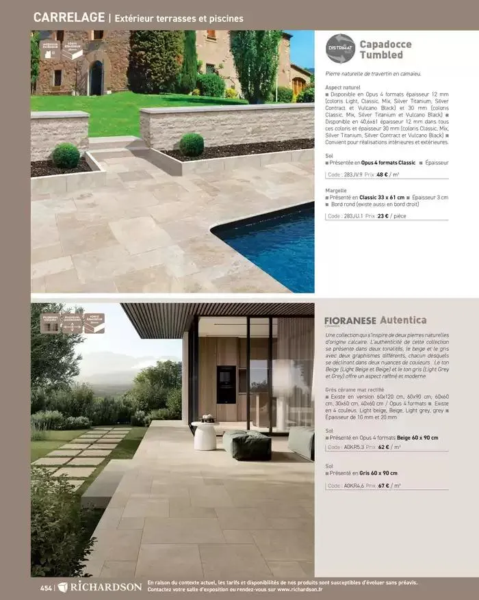 SALLE DE DE BAINS ET CARRELAGE 2025 du 11 avril au 31 décembre 2025 - Catalogue page 456