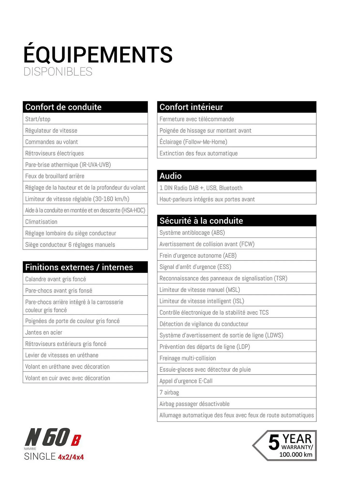 Catalogue Isuzu N 60 B du 20 décembre au 29 février 2024 - Catalogue page 38