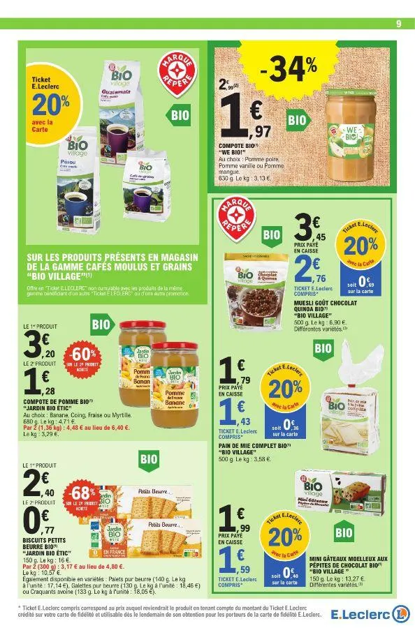 E. Leclerc du 20 mai au 31 mai 2025 - Catalogue page 9