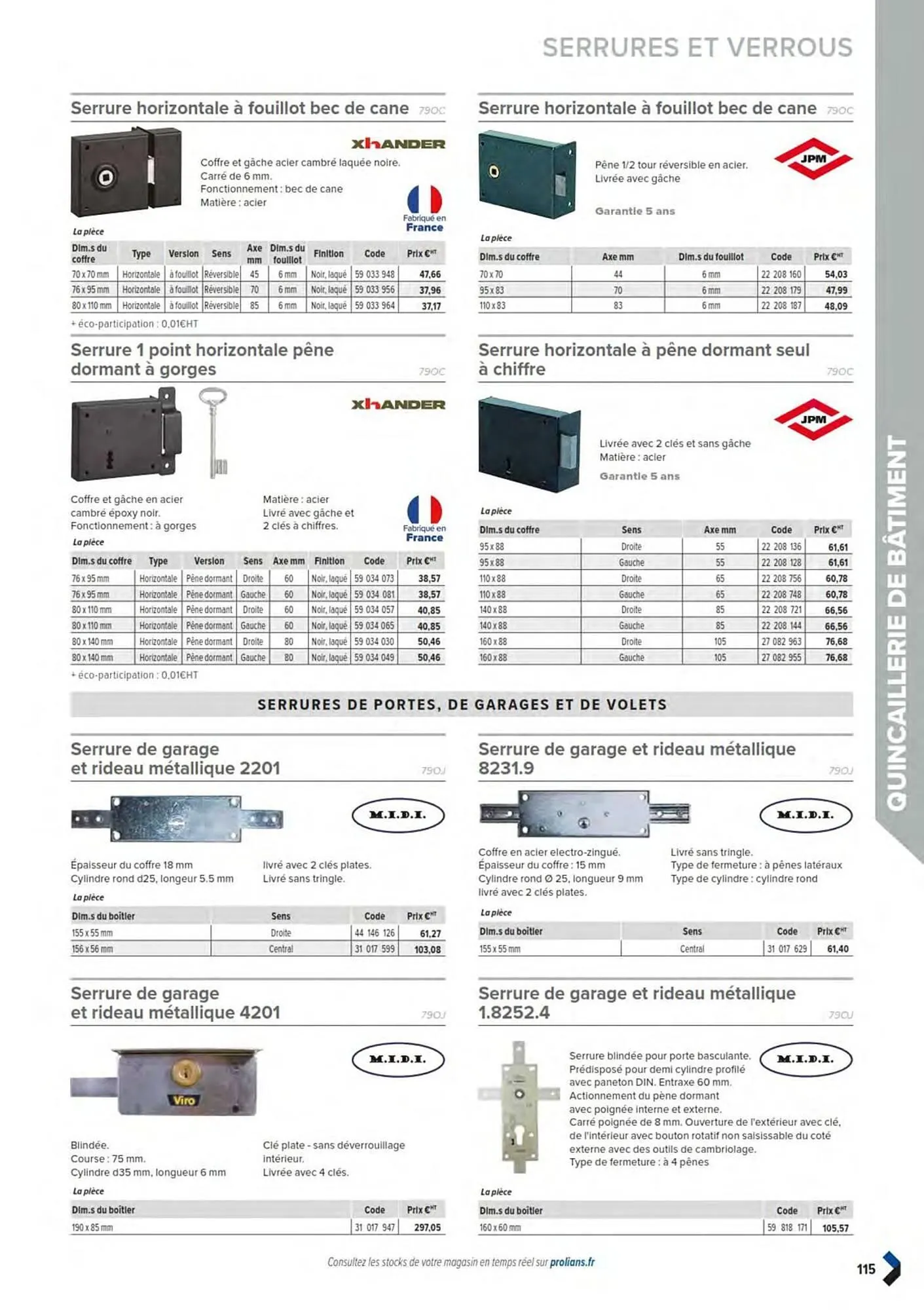 Catalogue Prolians du 11 mars au 31 décembre 2025 - Catalogue page 117