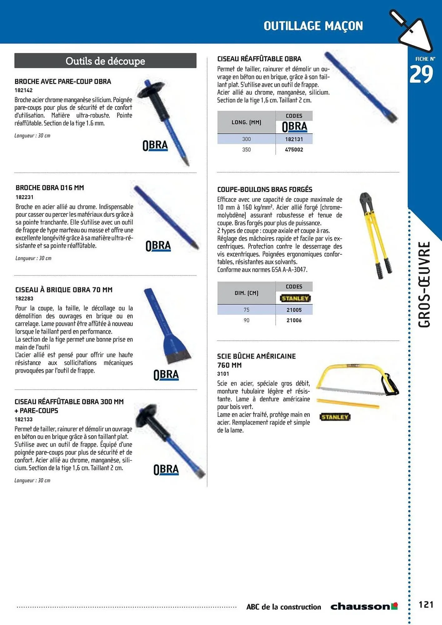 Catalogue Chausson Matériaux du 2 mai au 31 décembre 2025 - Catalogue page 123