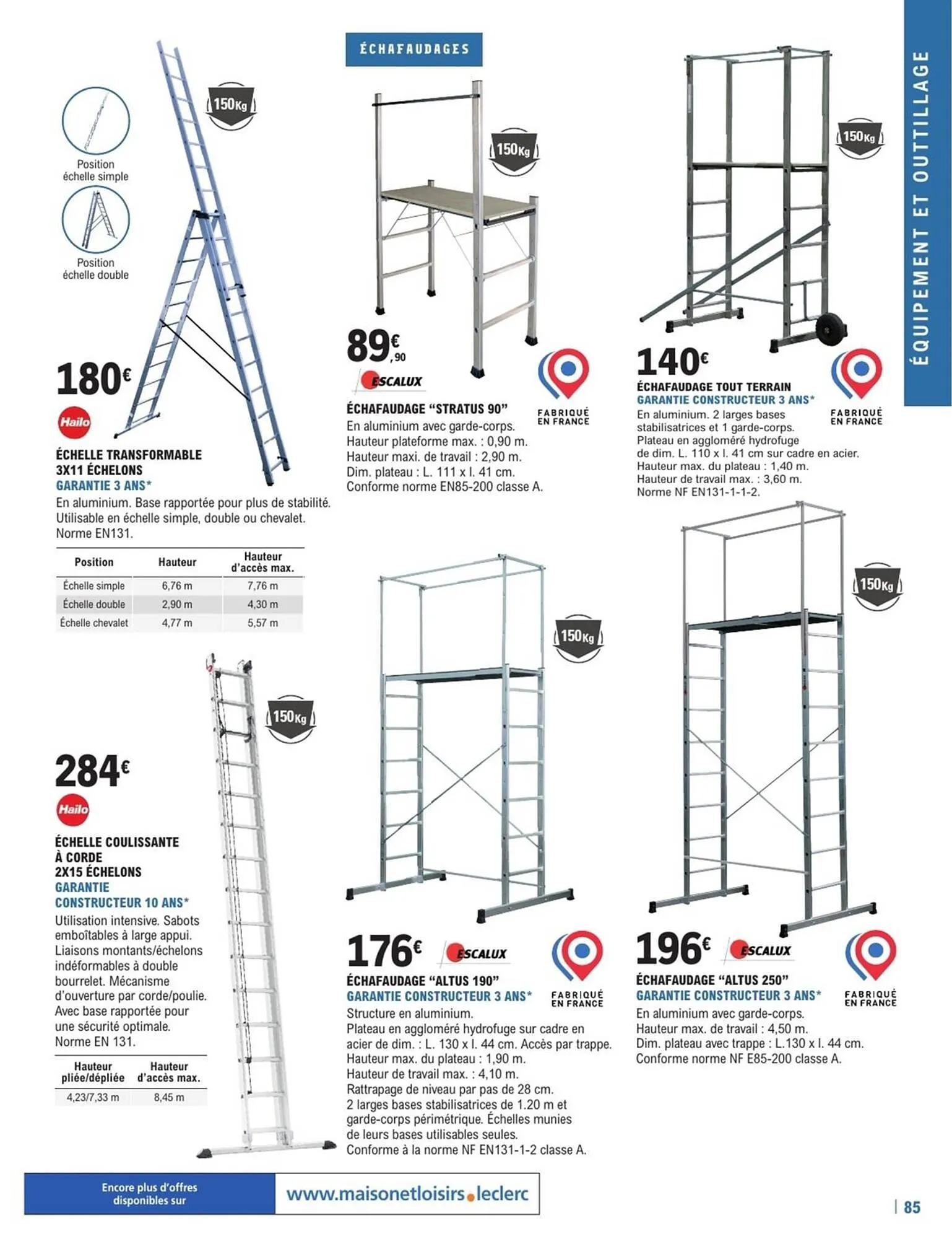Catalogue E.Leclerc Brico du 28 mai au 31 décembre 2025 - Catalogue page 85