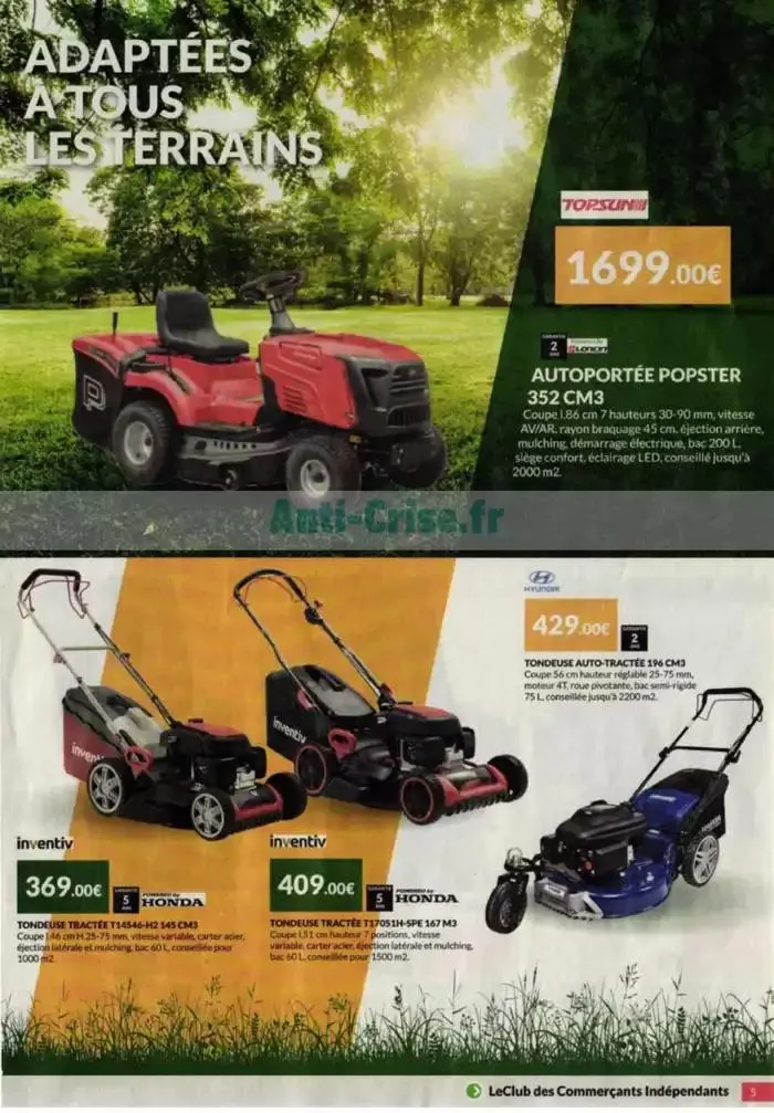 Motoculture du 21 février au 26 avril 2025 - Catalogue page 5